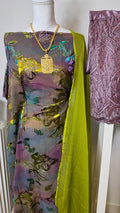 Floral Maqbal Collection - Green