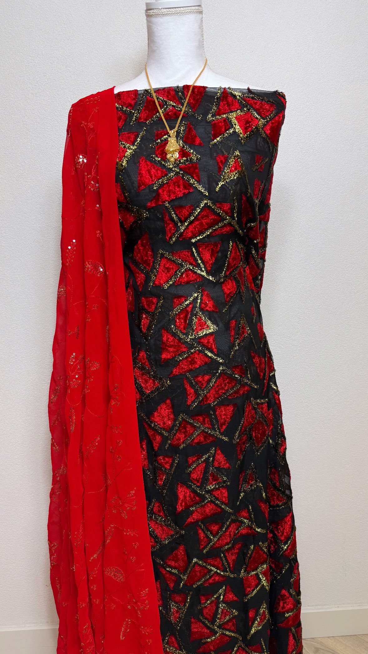 Luxury Maqbal Collection - Red