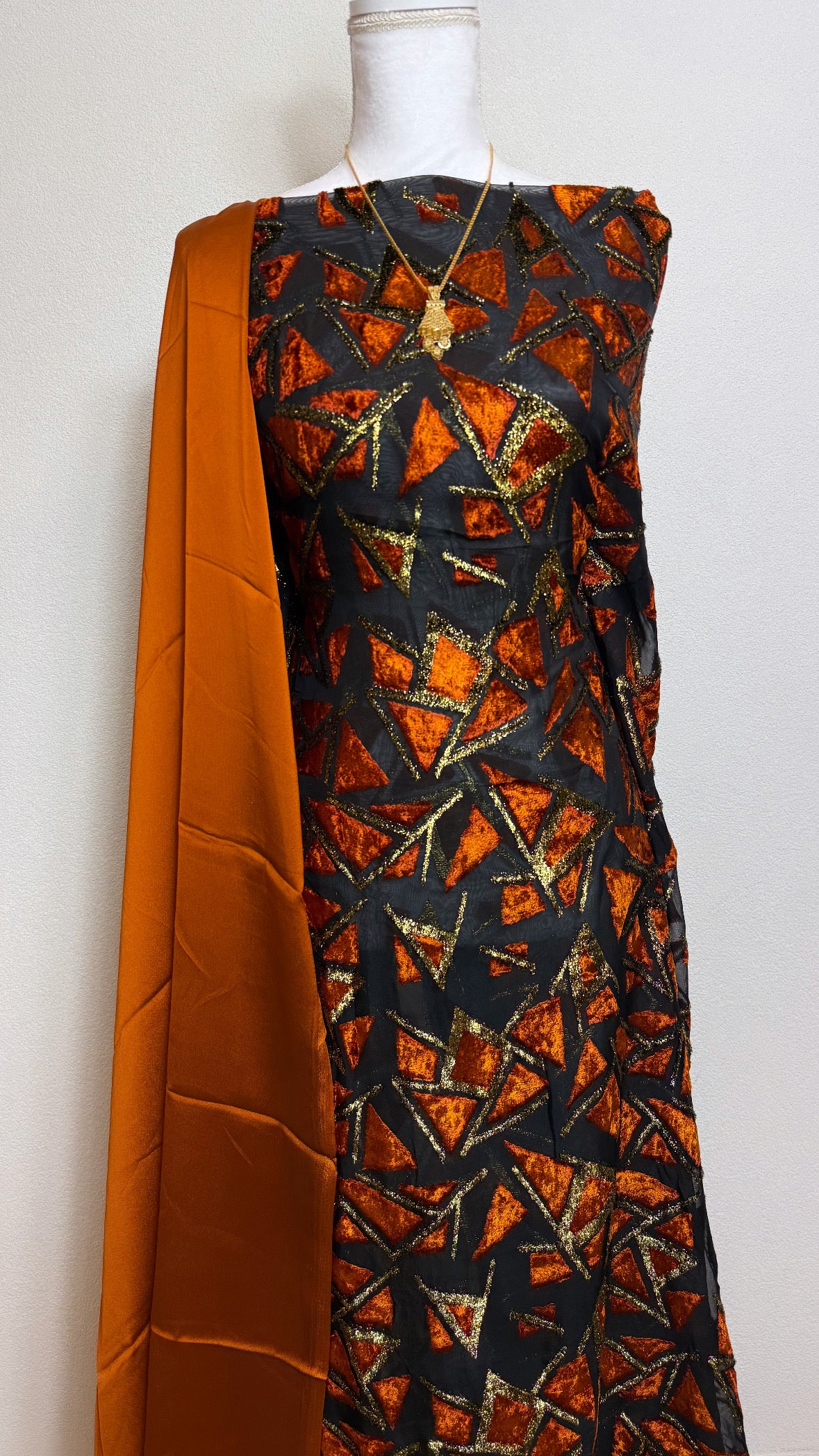 Luxury Maqbal Collection - Orange