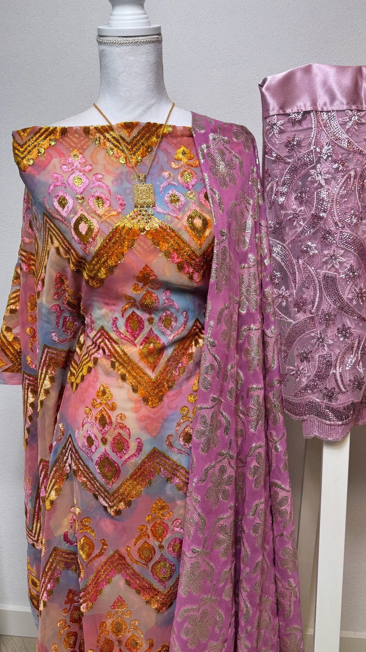Luxury Maqbal Collection - Pink