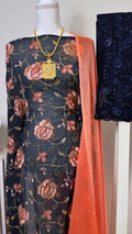 Pearl Floral Dirac Set - Dark Blue