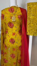 Pearl Floral Dirac Set - Yellow